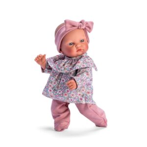 gordi doll floral shirt and pink headband