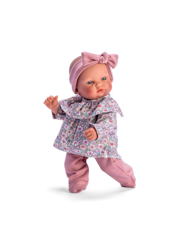 gordi doll floral shirt and pink headband