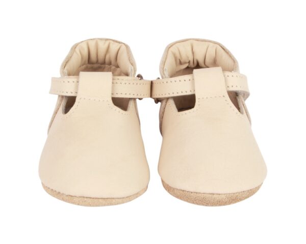 elia baby shoes cream leather