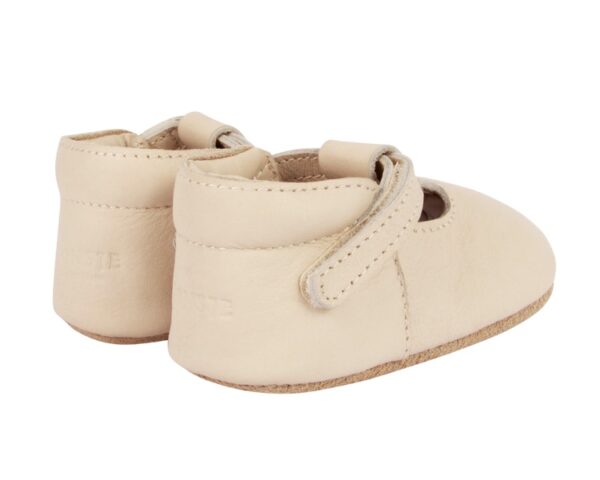 elia baby shoes cream leather