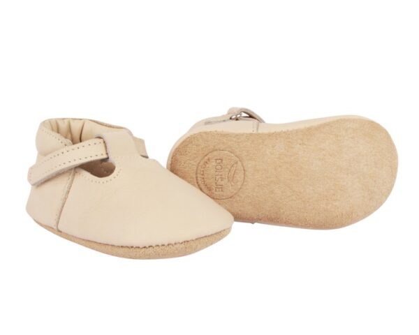 elia baby shoes cream leather