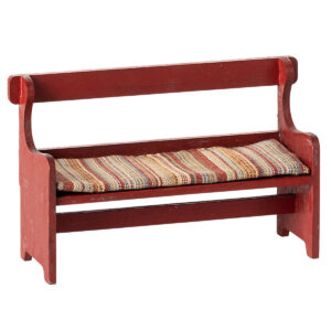 maileg bench mouse red