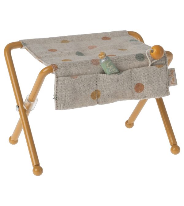 maileg nursery table baby mouse ocher