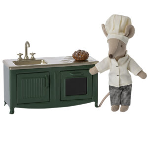 maileg kitchen mouse dark green