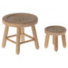 maileg table and stool set mouse toy