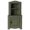 maileg corner cabinet toy dark green