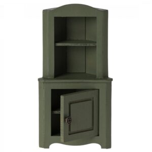 maileg corner cabinet toy dark green