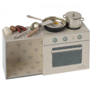 maileg cooking set toy with kitchen utensils