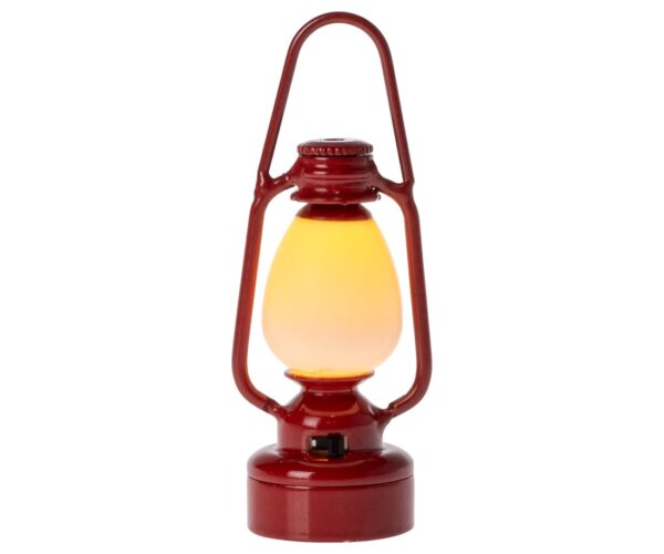 maileg vintage lantern mouse red