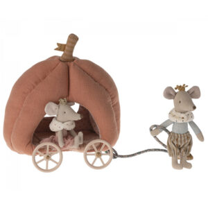 maileg pumpkin carriage for mouse toy