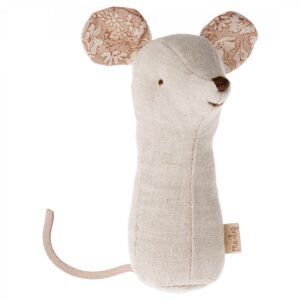 maileg lullaby friends mouse rattle nature