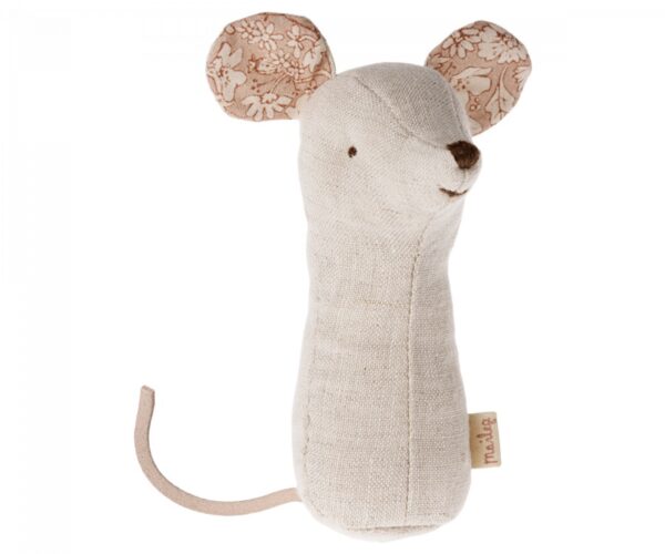 maileg lullaby friends mouse rattle nature