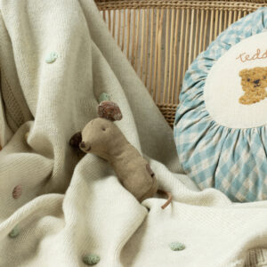 maileg lullaby friends mouse rattle light umber