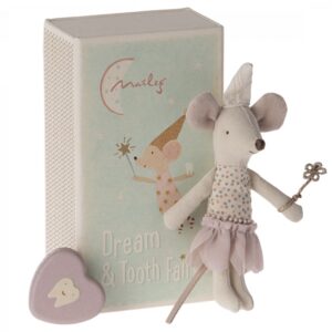 maileg tooth fairy mouse in matchbox little sister