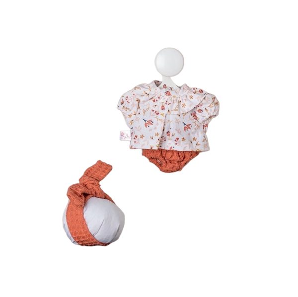 gordi doll floral shirt and panty with headband