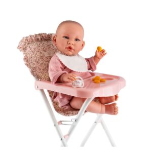 martina high chair with tray and bib