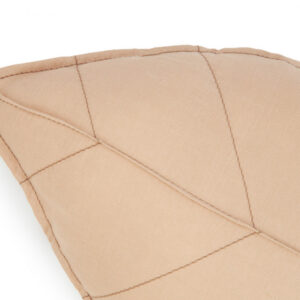 lin francais leaf cushion sand
