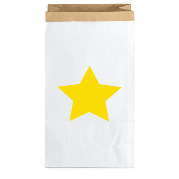 Paperbag Big Star Yellow MonPetit Zoreol