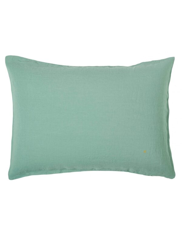pillow case hemp mona celadon