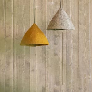 tipi lampshade small quartz pink and gold