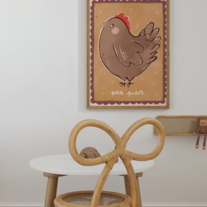 kids poster little hen