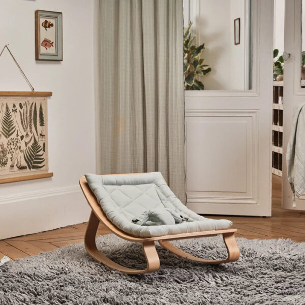 levo baby rocker in beech farrow