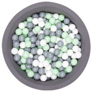 ball pit grey white mint green + 200 balls
