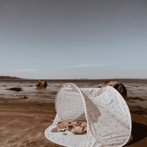 beach tent strawberries mood