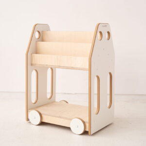 car montessori library shelf