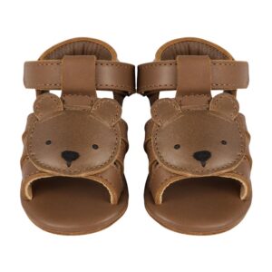 diedan sandals bear cognac classic leather