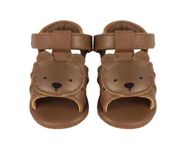 diedan sandals bear cognac classic leather