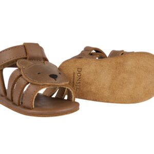 diedan sandals bear cognac classic leather