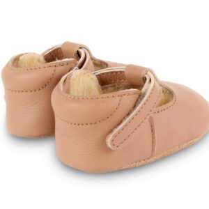 elia baby shoes praline leather