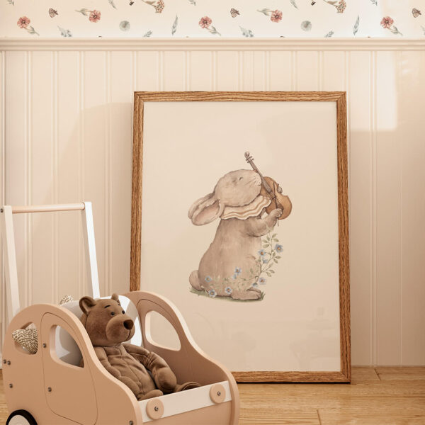 kids poster fiddler bunny