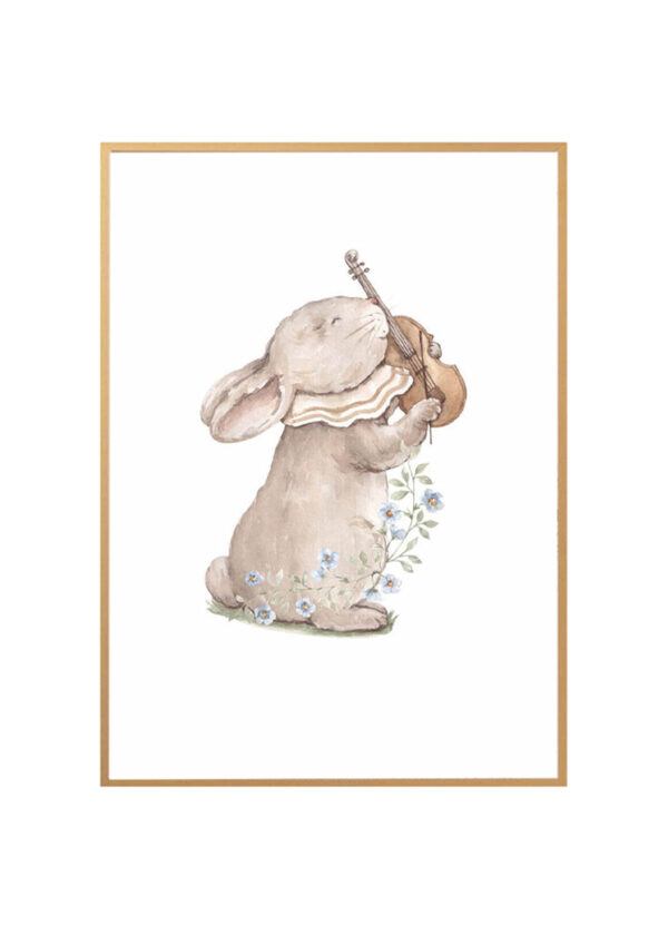 kids poster fiddler bunny