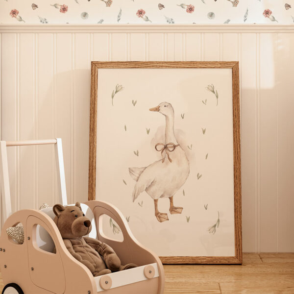 kids poster goose boho ii