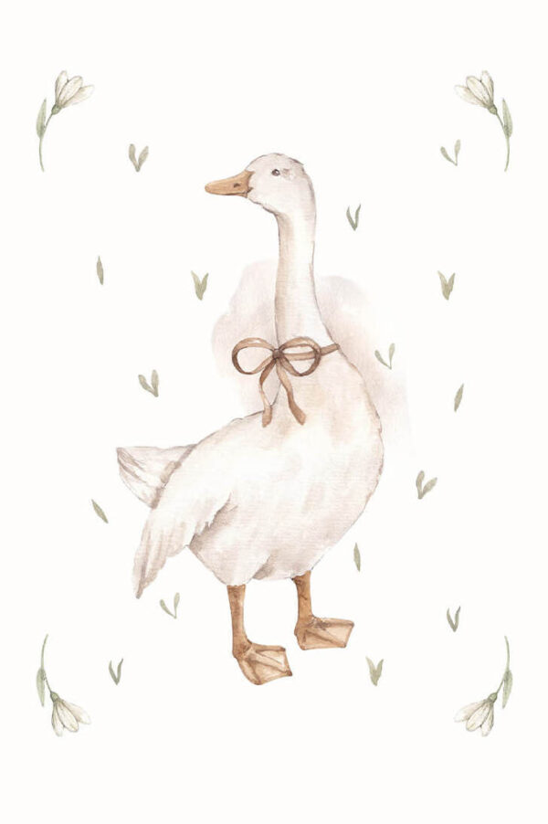 kids poster goose boho ii