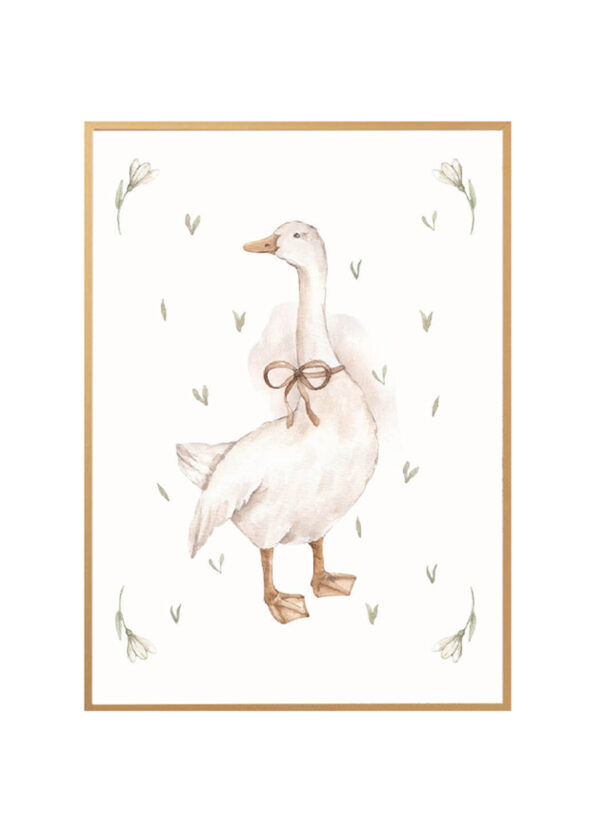 kids poster goose boho ii