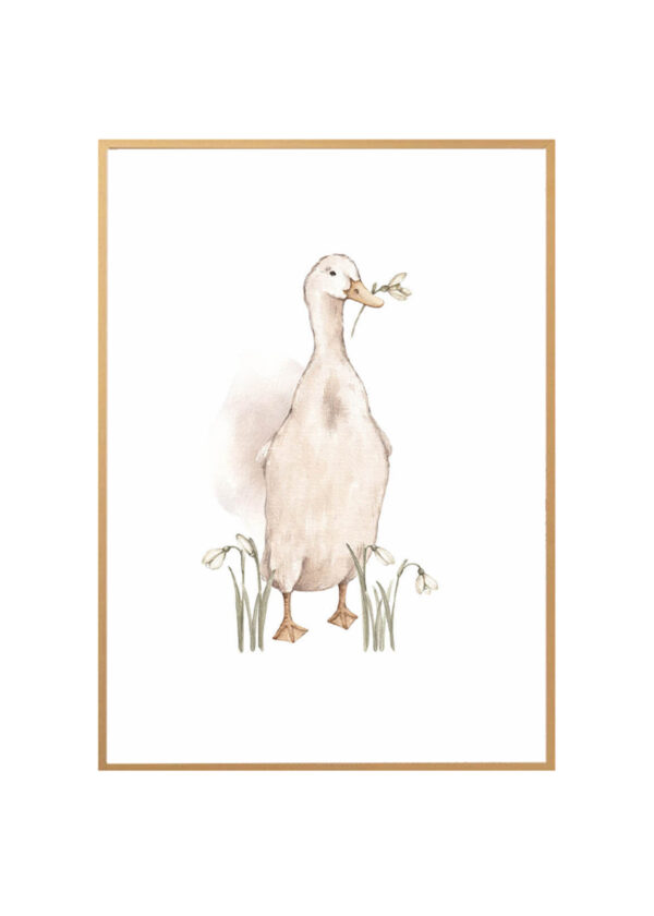 kids poster goose boho i