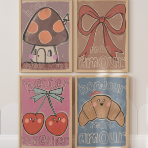 kids poster mushroom