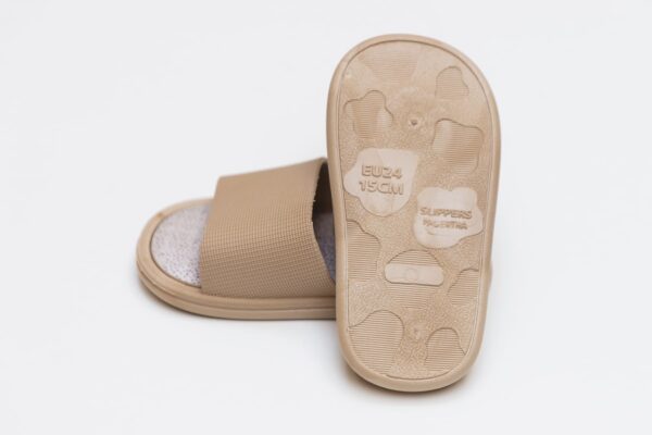 kids slipper taupe