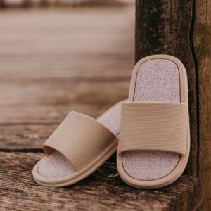 kids slipper taupe