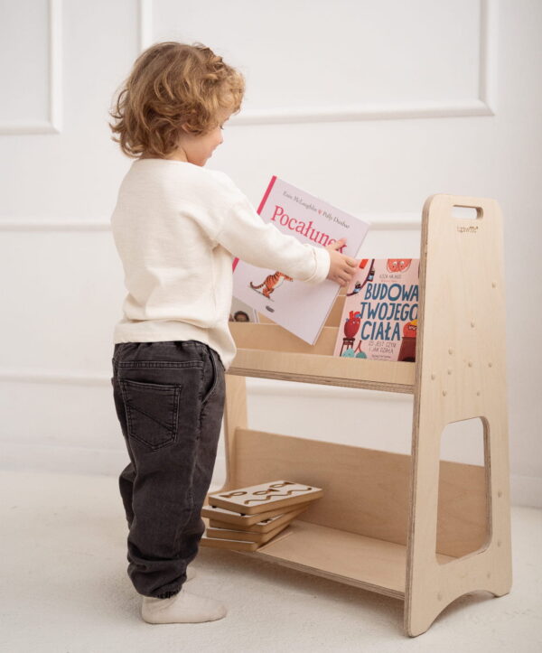 large montessori bookshelf