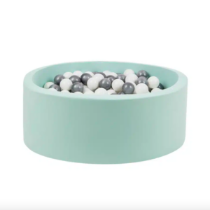 ball pit mint grey white + 200 balls