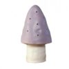 mushroom lamp lavender small