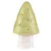 mushroom lamp olive small