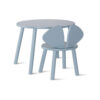 nofred mouse chair and table set light blue