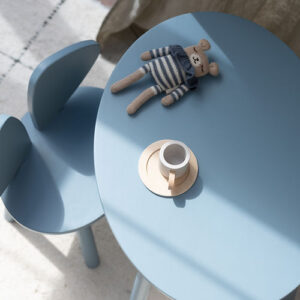 nofred mouse chair and table set light blue