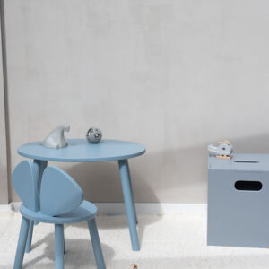 nofred mouse chair and table set light blue