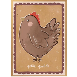 kids poster little hen